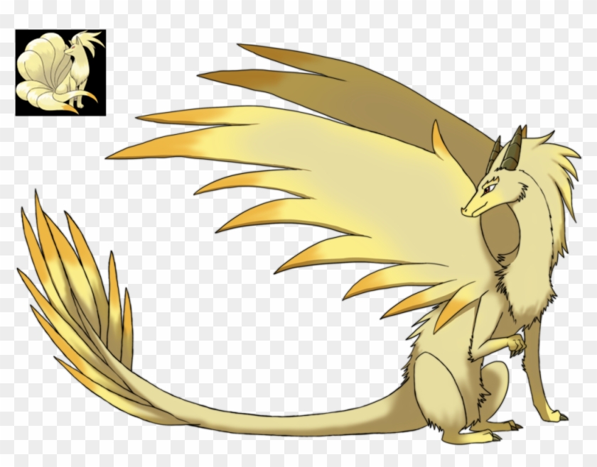 Themed Dragon Ninetales - Ninetales Pokemon Clipart #5326575