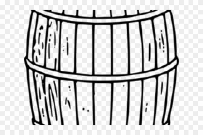 Barrel Clipart Beer Barrel - Keg Clipart Black And White - Png Download #5327631