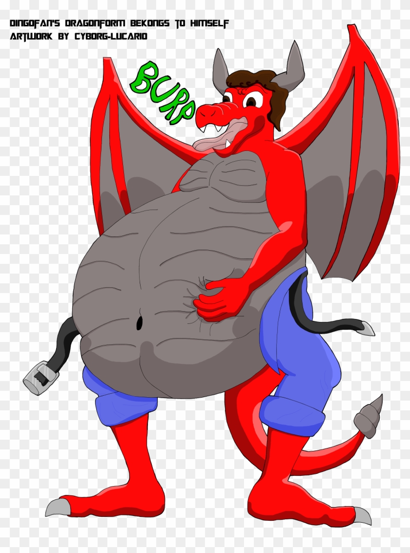Stomach Clipart Fat Kid - Fat Dragon Belly - Png Download #5327762