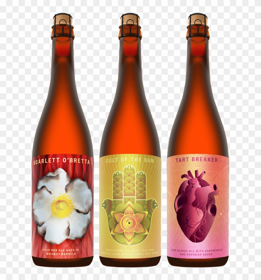 Aged In Wine & Spirit Barrels - Glass Bottle Clipart