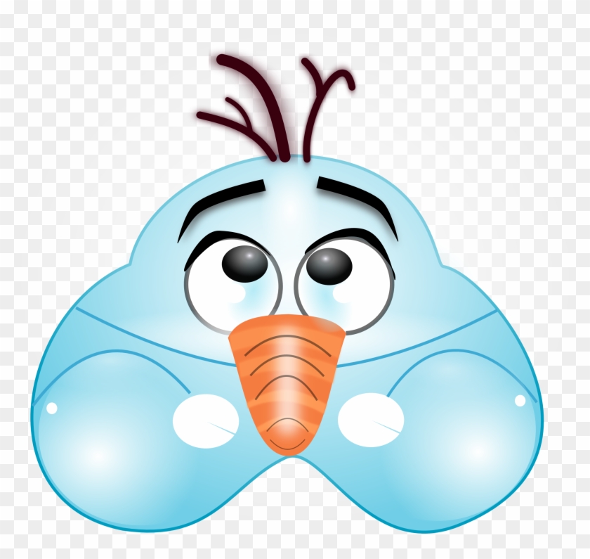 Antifaz De Olaf Frozen Imprimible Clipart