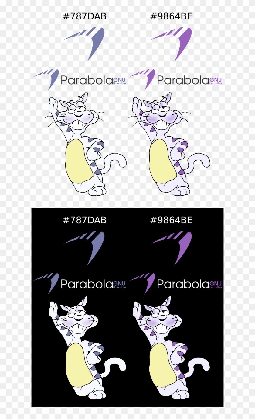 Parabola Blue Vs Violet - Cartoon Clipart #5328201