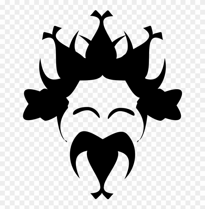 Gambar Hitam Putih Kumis Clipart