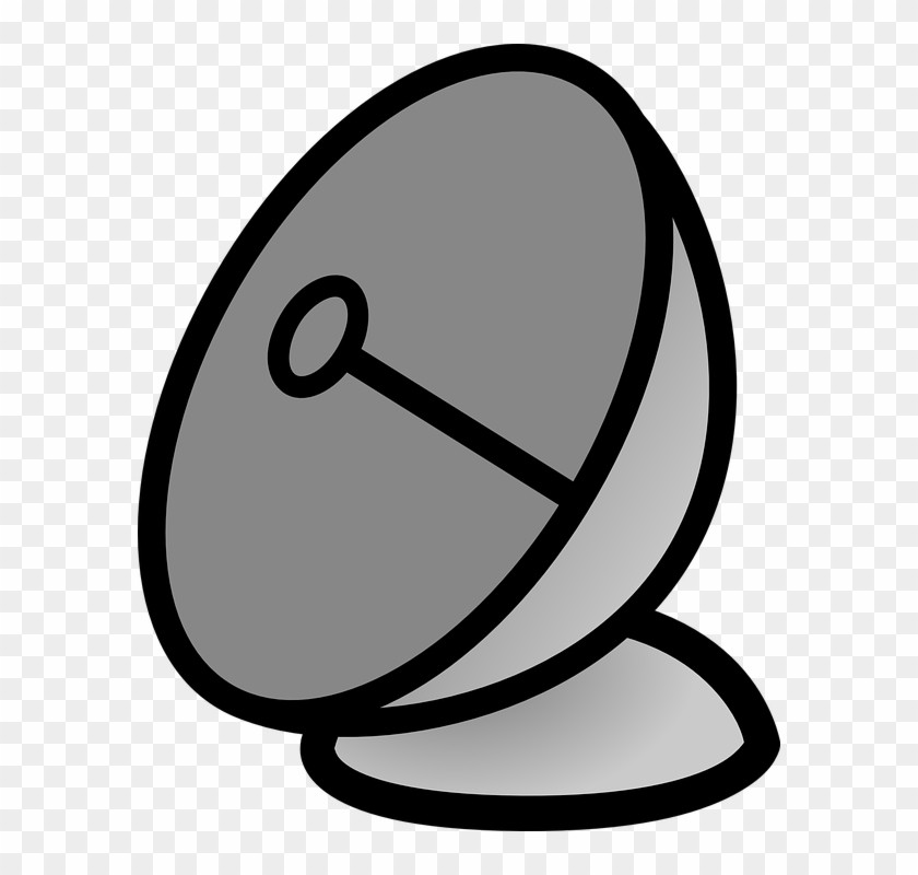 Antenna Dish Signal Free Vector Graphic On - Parabolic Antenna Clipart #5328415