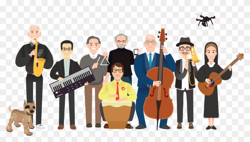 Playing In Motivf's Jazz Ensemble Are Some Of My Strongest - Musical Ensemble Clipart