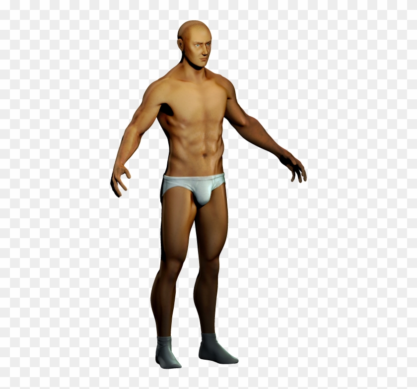 Let Me Start With This Anatomical Base, A Male Mannequin - Underpants Clipart #5328739