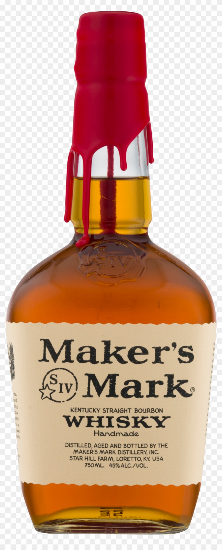 Maker's Mark Bourbon Whisky, - Makers Mark Bourbon 1l Clipart