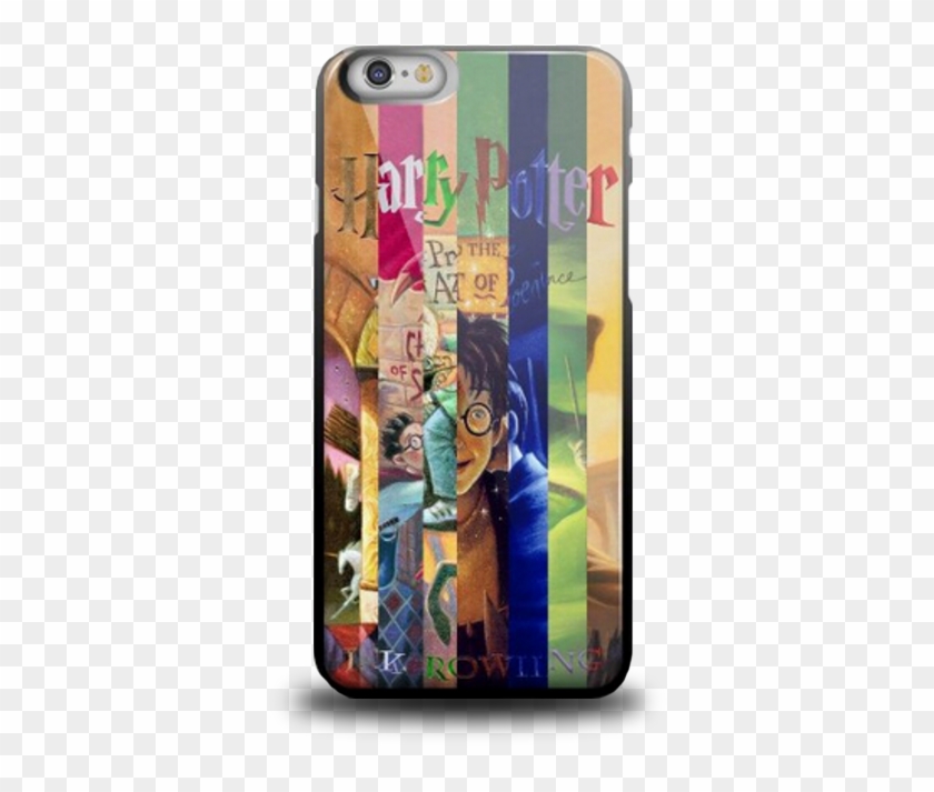 Harry Potter All Books Iphone Case - Harry Potter Book Cover Collage Clipart #5329516
