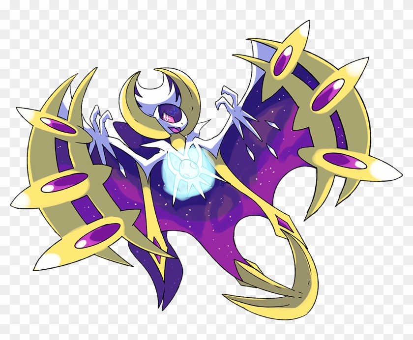 19,887,000 Exp - Mega Lunala Pokemon Evolution Clipart #5330001