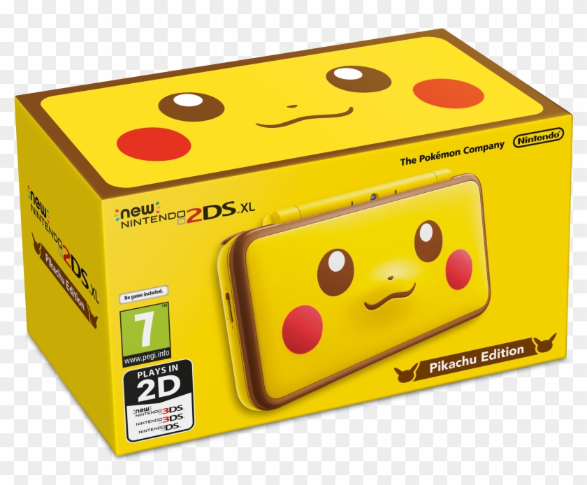 Pokemon Crystal - New Nintendo 2ds Xl Pikachu Edition Clipart