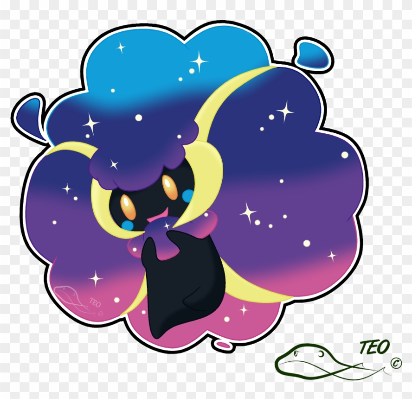 “cosmicott, A Fusion Cosmog Whimsicott ” - Cosmog Fusion Clipart