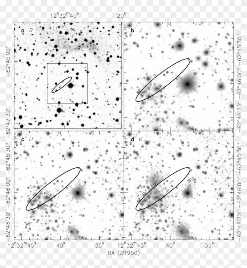The Region Of Iras 12326 6245 Seen In A R-band , B - Illustration Clipart