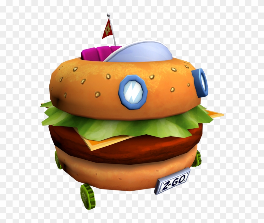 Car Hamburger Wagon Cheeseburger - Nick Racers Revolution 3d Png Clipart #5330686