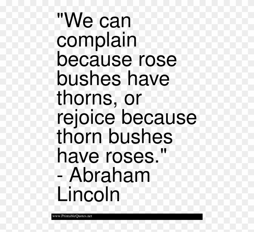 We Can Complain Because Rose Bushes Have Thorns, Or - Trendhopper Clipart #5330835
