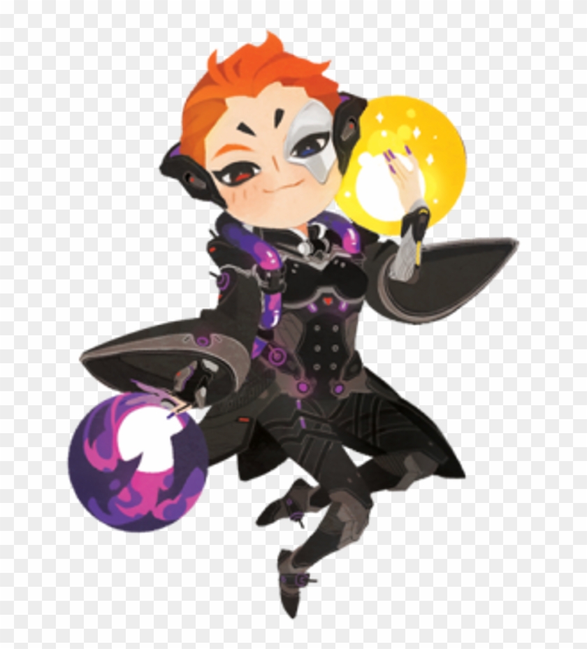 Moira Sticker Freetoedit Overwatch Cute , Png Download - Overwatch Moira No Background Clipart #5330933