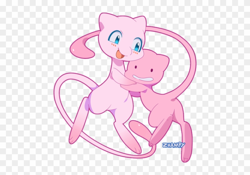 Pokémon - Two Mews - Ditto Mew Clipart