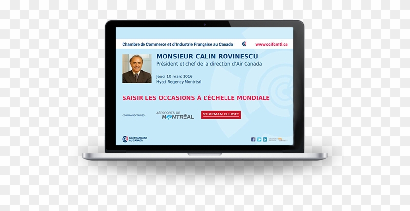 Air Canada/air Canada - Led-backlit Lcd Display Clipart