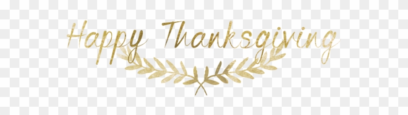 Happy Thanksgiving - Calligraphy Clipart