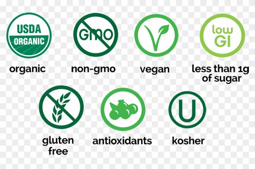 Organic Icon Png - Non Gmo Gluten Free Vegan Icons Clipart