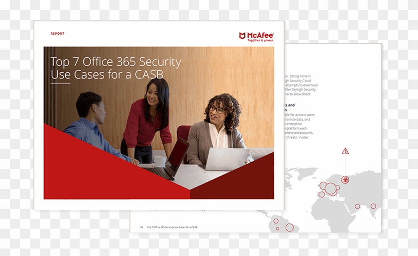 Cover Of Mcafee Top 7 Office 365 Security Use Cases - Online Advertising Clipart