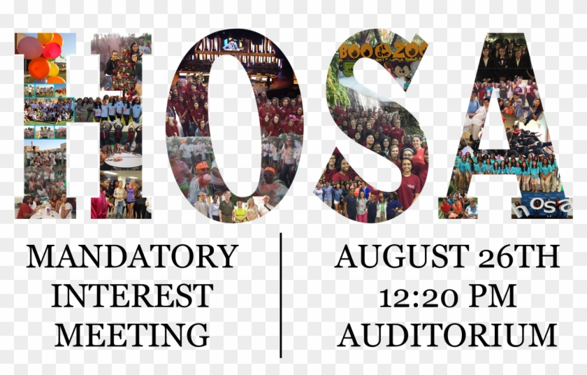 Hosa Interest Meeting Aug Clipart #5333324