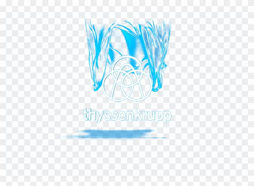 Curtain Up - Thyssenkrupp New Logo Clipart #5333504