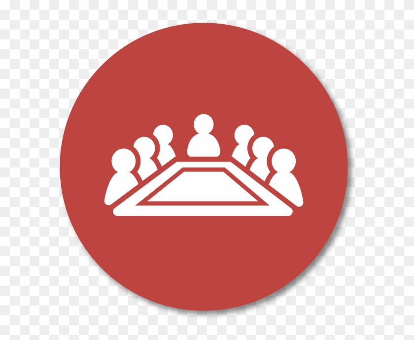 Board Meetings - Building Circle Icon Png Clipart