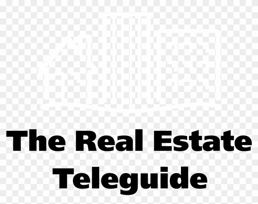 The Real Estate Teleguide Logo Black And White - Tourism Concern Clipart #5334140