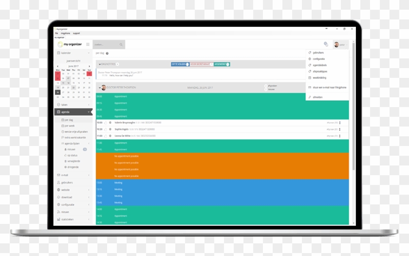 Online Agenda Clipart