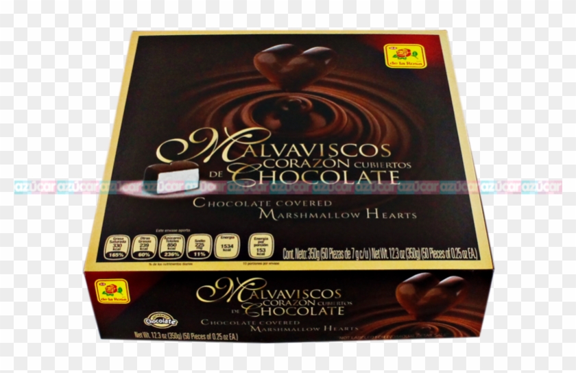 La Rosa Malvavisco C/chocolate Corazon 20/50 De La - Chocolate Clipart #5334379