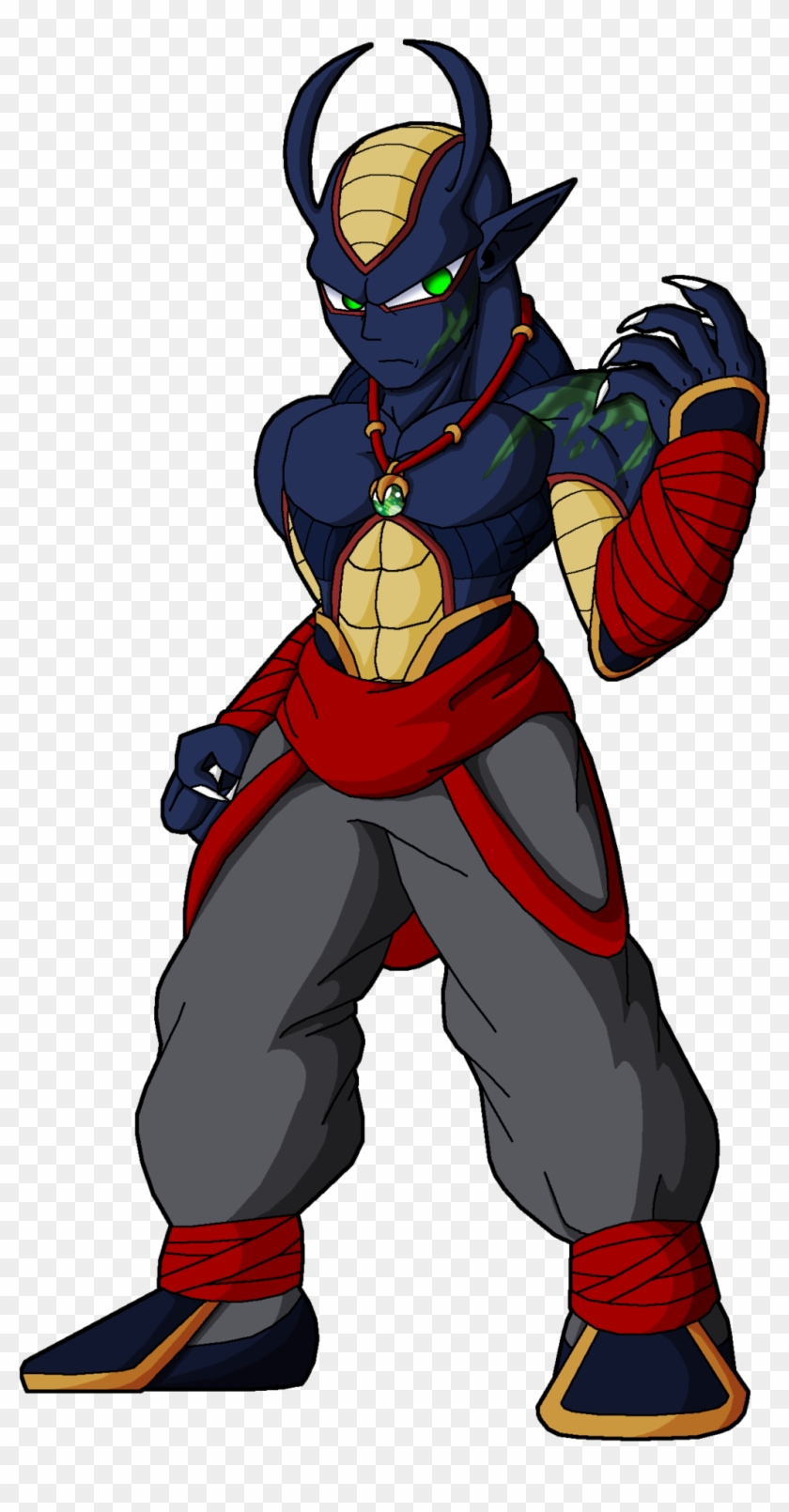 Gitara, The Strongest Namekian - Cartoon Clipart
