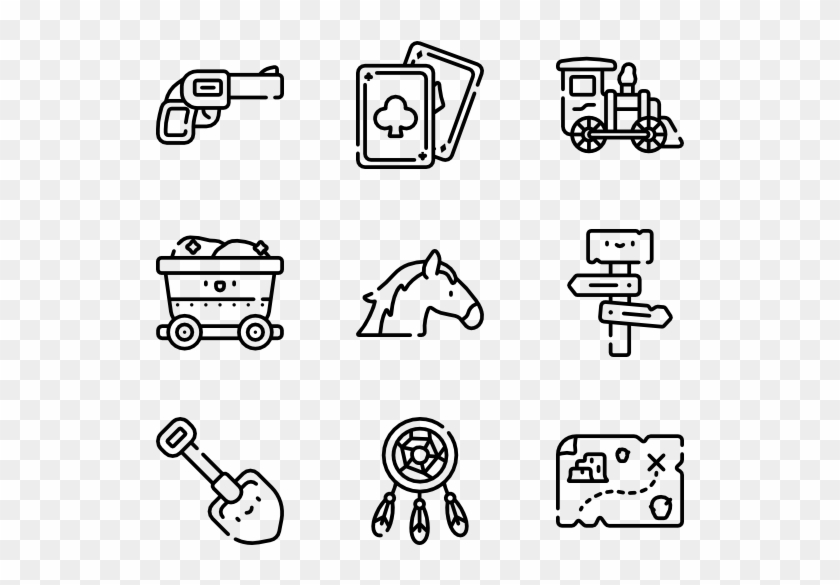 Wild West - Family Icon Transparent Background Clipart #5334601