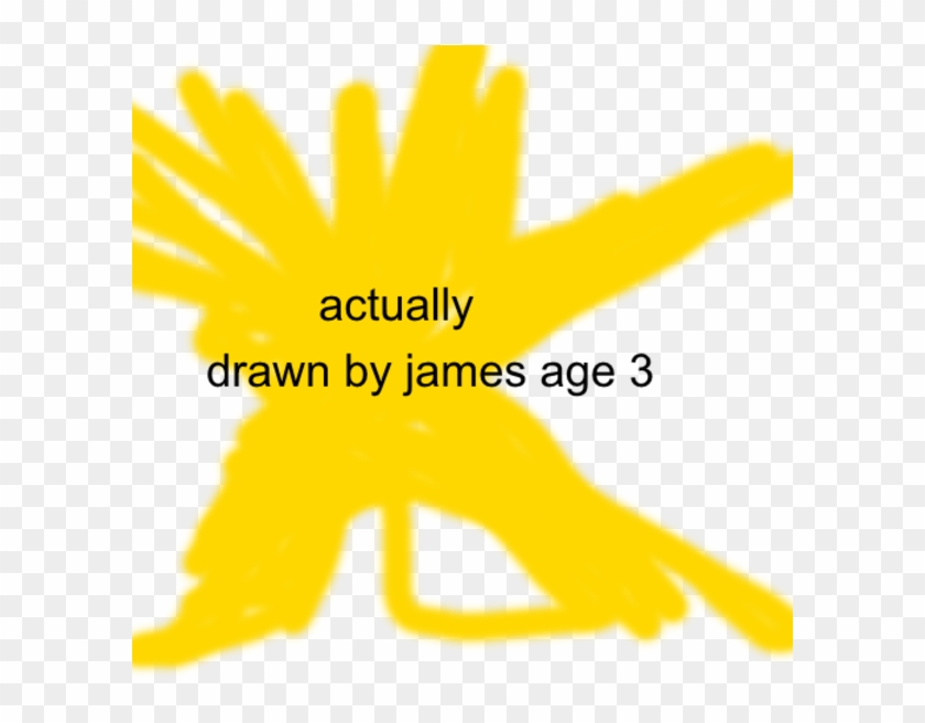This Star Drawn By James Age - Awkward Eye Contact With Stranger Clipart #5335106