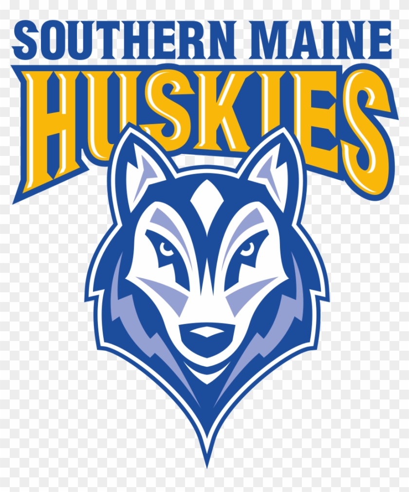 Husky Svg Connecticut University - Southern Maine Huskies Logo Clipart