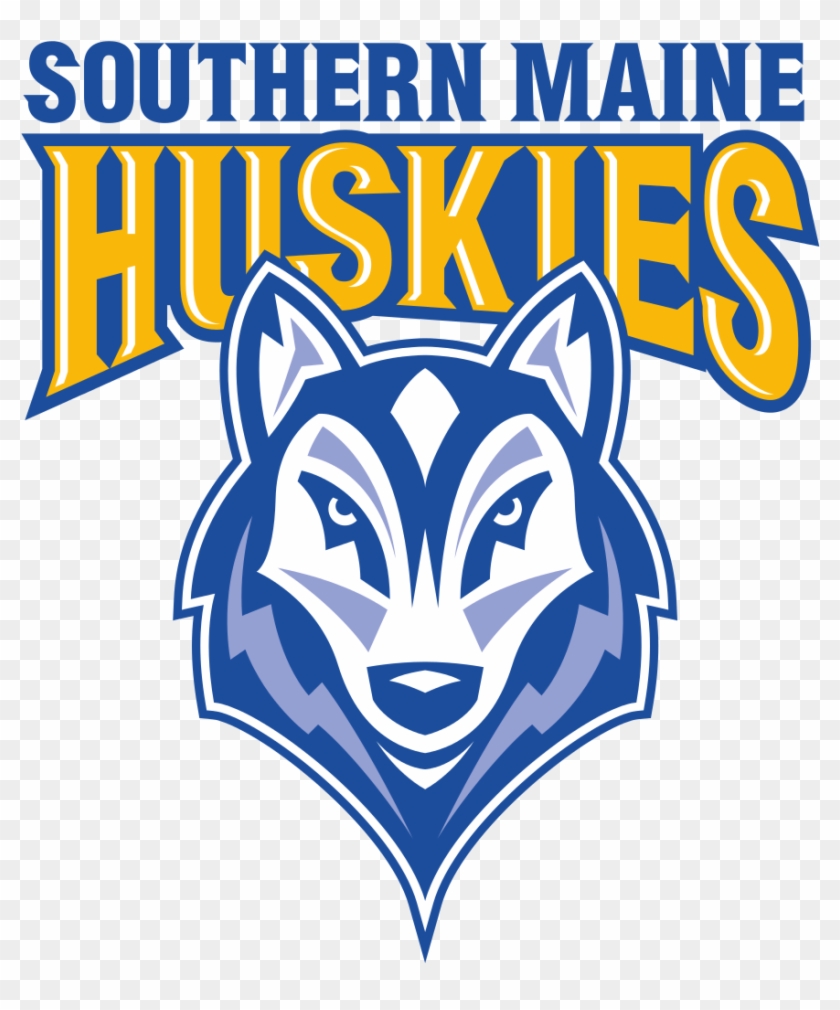 Husky Svg Connecticut University - Southern Maine Huskies Logo Clipart #5335126