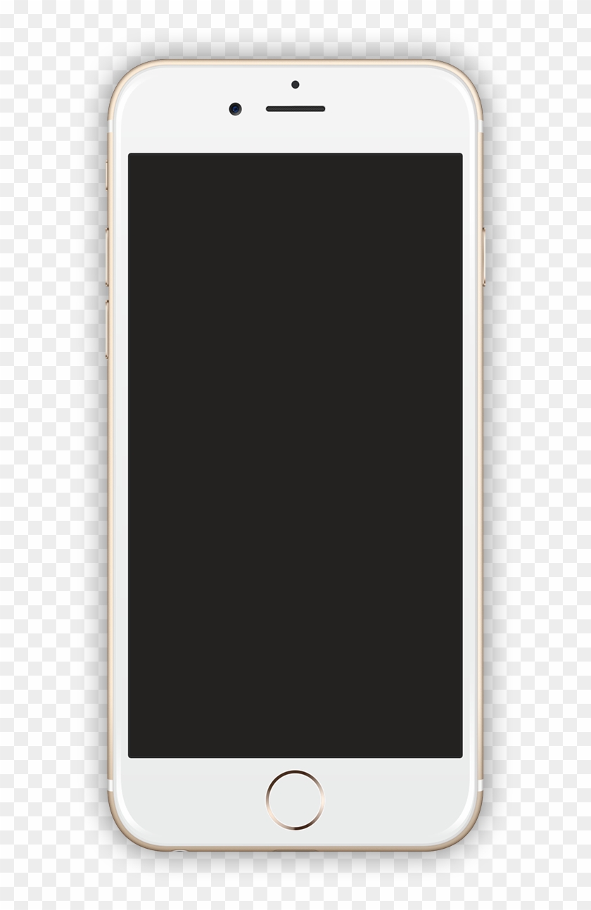 Iphone Gold , 2017 01 10 - Mobile Screen Iphone Png Clipart