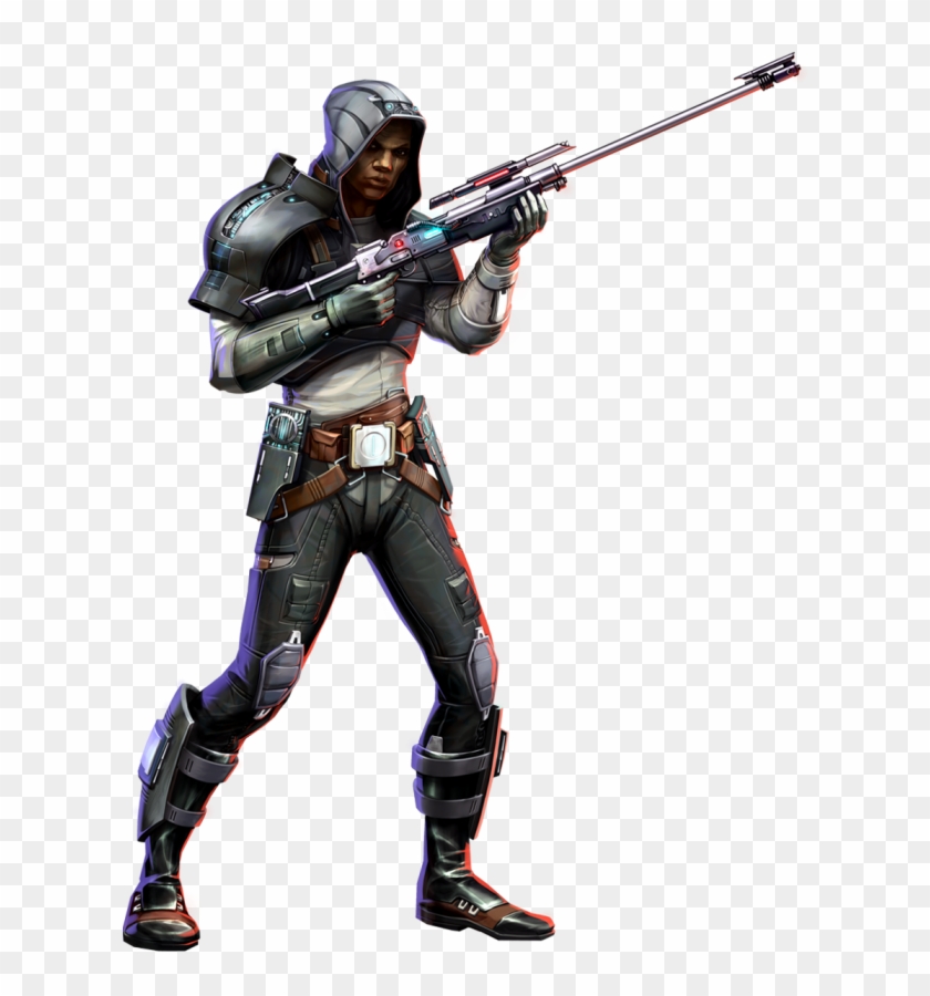 Swtor Png - Star Wars Twi Lek Bounty Hunter Clipart