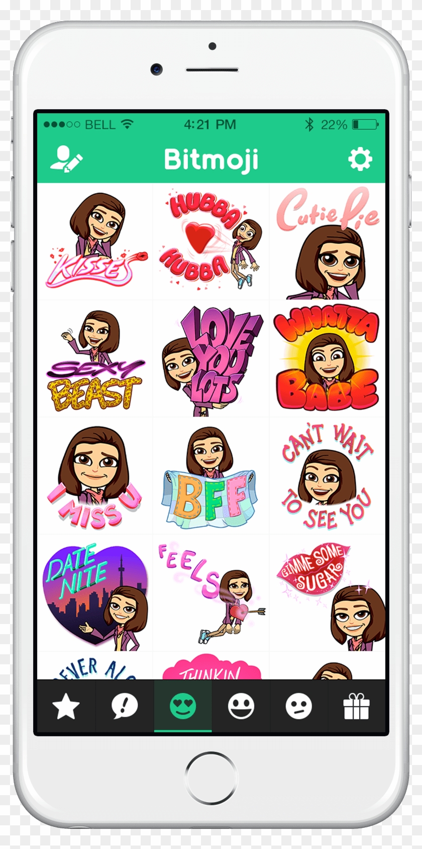 Love Library Bitmoji - Iphone Clipart