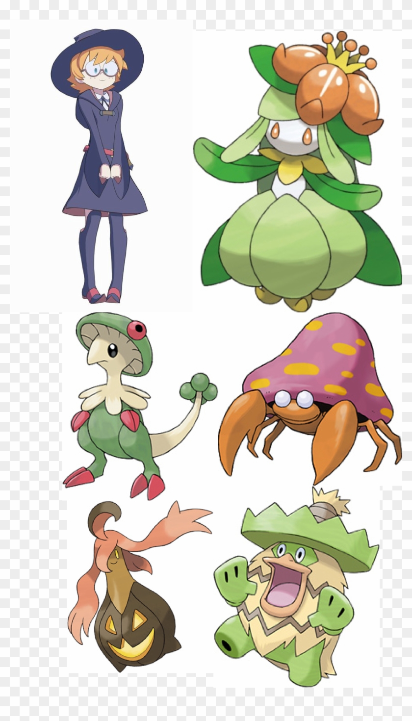 Little Witch Academia Pokémon Yoshi, Witch, Zelda, - Pokémon Lilligant Clipart