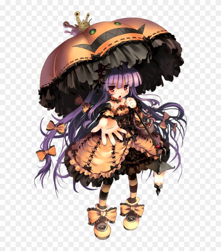 萬聖節禮物 - Halloween Anime Girl Gif Png Clipart #5336175