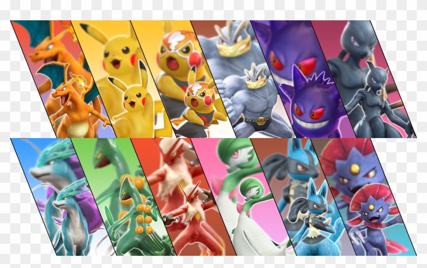 Pokkén Tournament Pikachu Cartoon - Pokken Tournament Dx Characters Clipart
