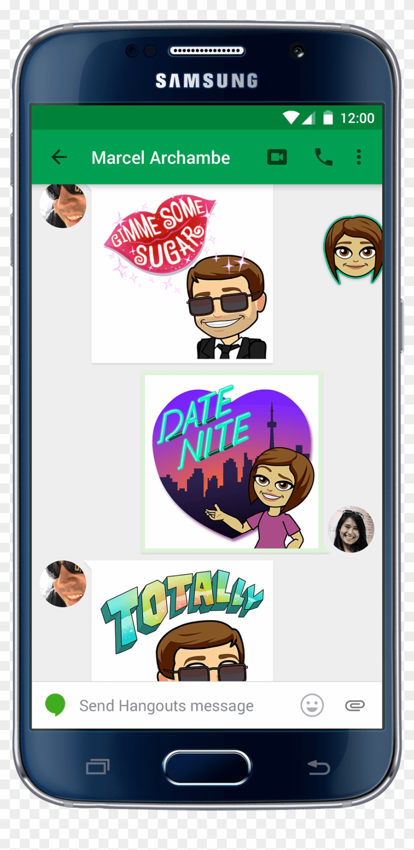 Bitmoji Convo - Cartoon Clipart #5336603