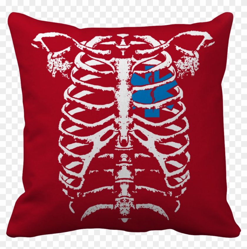 Emt Heart In Ribcage - Poduszka Na Walentynki Clipart