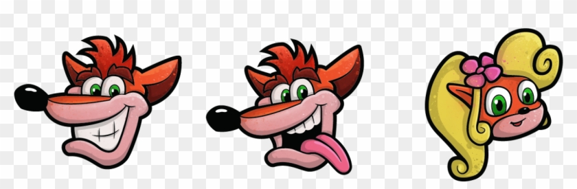 Crash And Coco Icons - Crash Bandicoot N Sane Trilogy Icons Clipart #5337953
