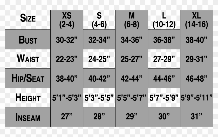 Womens Jacket Size - March Calendar 2012 Clipart