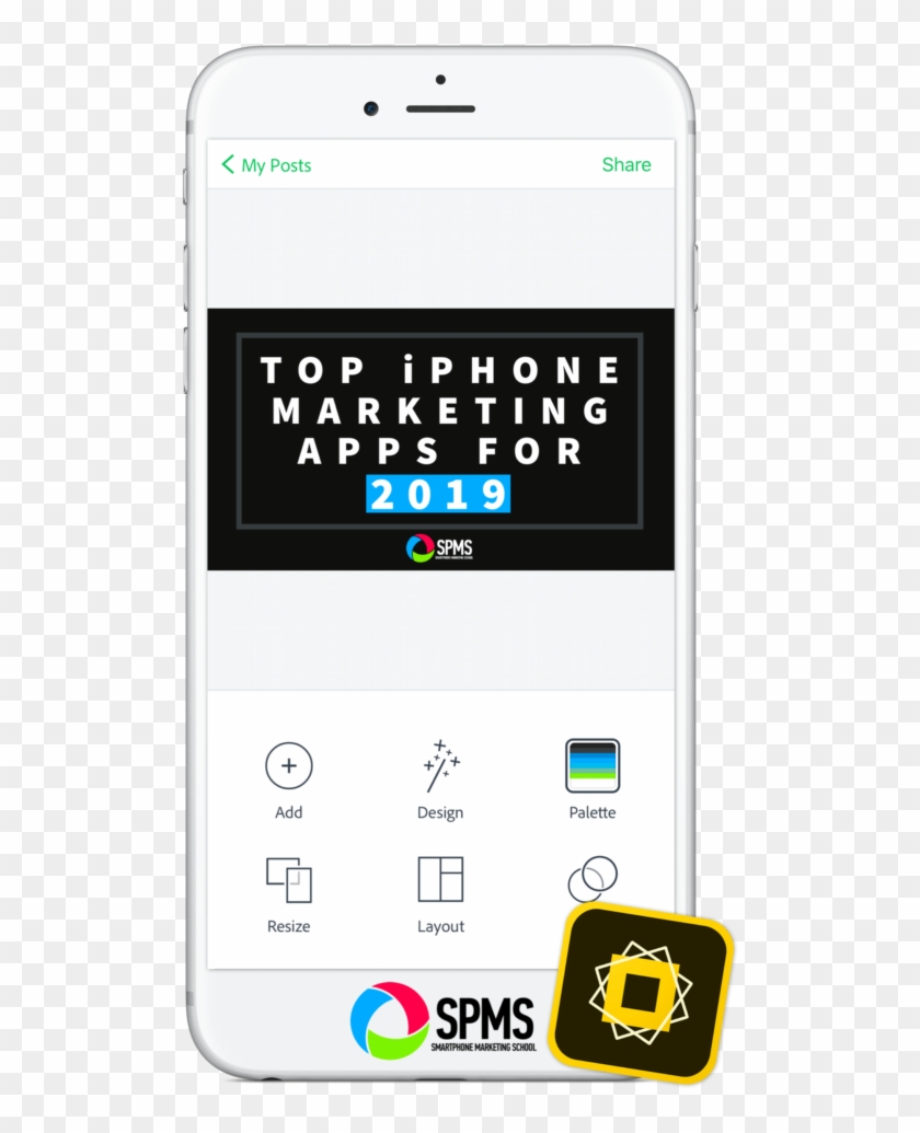 Top Apps You Need For Social Media Marketing In - Mobile Phone Clipart #5338278