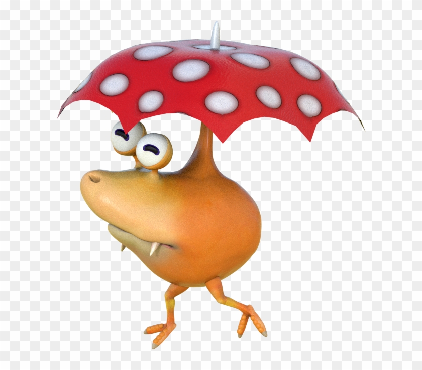 349kib, 873x720, Bulbrella - Hey Pikmin Unused Enemies Clipart