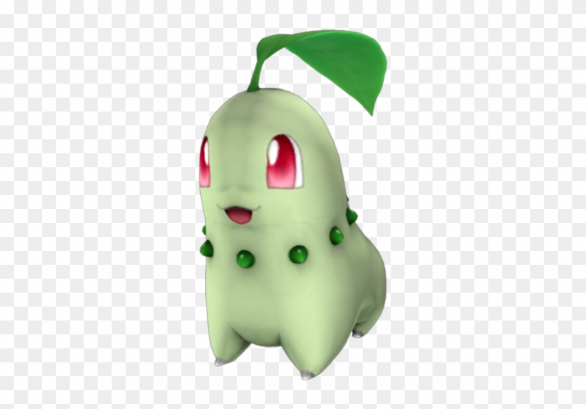 New Four Legged Pikmin - Pokemon Chikorita 3d Clipart