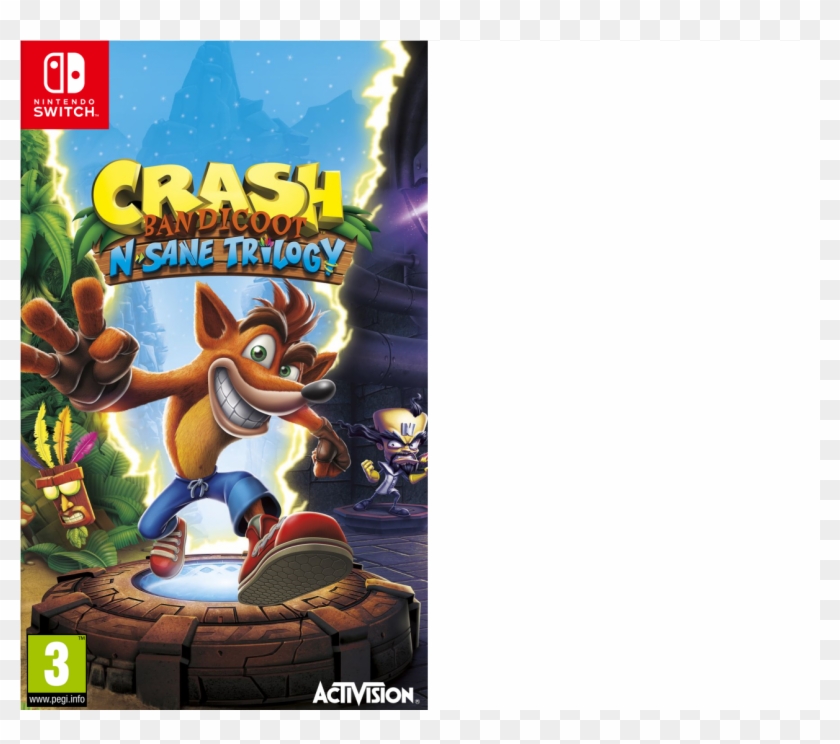 Crash Bandicoot N Sane Trilogy Switch - Crash Bandicoot Wallpaper For Mobile Clipart