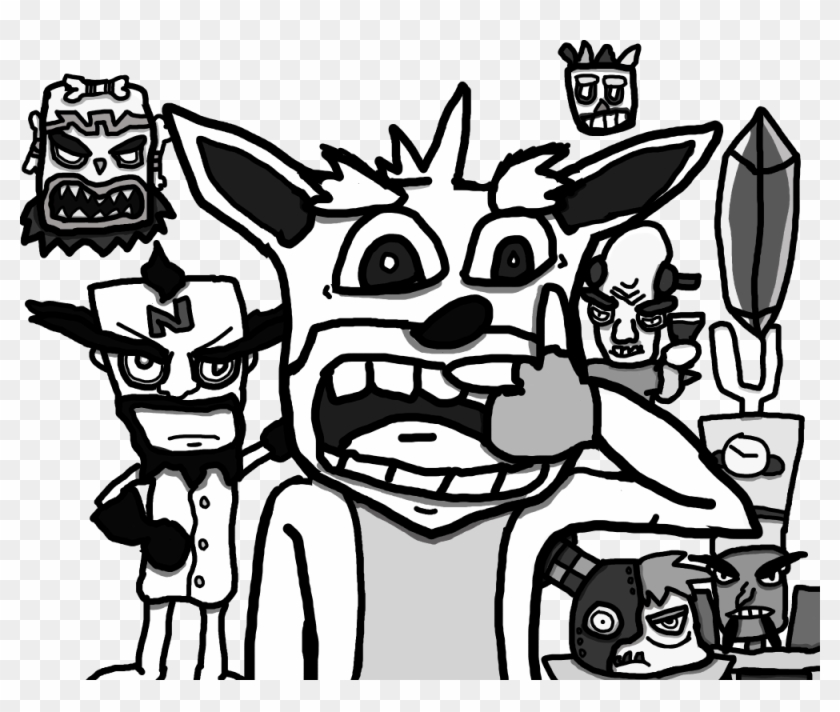 N Sane Trilogy Or What - Cartoon Clipart #5338740